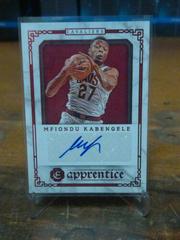 Mfiondu Kabengele [Red] #APR-MKA Basketball Cards 2020 Panini Chronicles Apprentice Signatures Prices