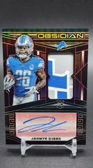 Jahmyr Gibbs [Yellow Electric Etch] #128 Football Cards 2023 Panini Obsidian Signature Prices
