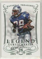 Curtis Martin [Century Numbers] Football Cards 2014 Panini National Treasures Prices