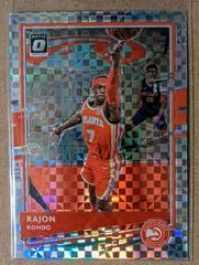 Rajon Rondo [Checkerboard] #107 Basketball Cards 2020 Panini Donruss Optic Prices