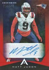Matt Judon [Red] #ASC-MJU Football Cards 2021 Panini Chronicles Ascension Autographs Prices