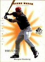 Morgan Ensberg #96 Baseball Cards 2001 SP Authentic Prices