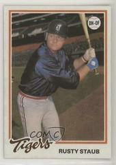 Rusty Staub #22 Baseball Cards 1978 Burger King Tigers Prices