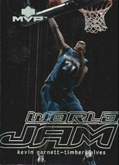 Kevin Garnett Basketball Cards 2000 Upper Deck MVP World Jam Prices
