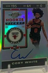 Coby White [Variation] #102 Basketball Cards 2019 Panini Contenders Optic Prices