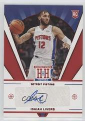 Isaiah Livers [Red] #HHR-ILV Basketball Cards 2021 Panini Chronicles Hometown Heroes Rookie Autographs Prices