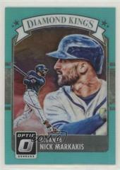Nick Markakis [Aqua] #2 Baseball Cards 2016 Panini Donruss Optic Prices