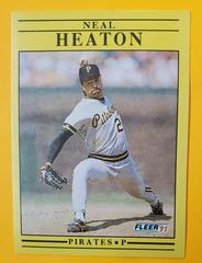 Neal Heaton #38 Baseball Cards 1991 Fleer Prices