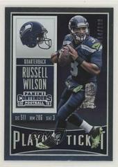 Russell Wilson [Playoff Ticket] #19 Football Cards 2015 Panini Contenders Prices