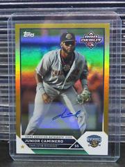 Junior Caminero [Autograph Gold] #PD-139 Baseball Cards 2023 Topps Pro Debut Prices