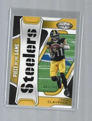 Chase Claypool #POG-CC Football Cards 2021 Panini Certified Piece of the Game Prices