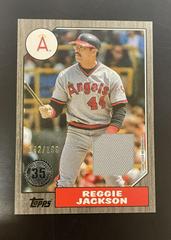 Reggie Jackson #87BR-RJ Baseball Cards 2022 Topps 1987 Series 2 Relics Prices