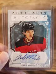 John Marino Hockey Cards 2023 Upper Deck Artifacts Autograph Facts Prices