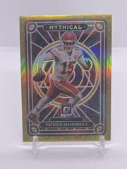 Patrick Mahomes II [Gold] #M-5 Football Cards 2022 Panini Donruss Optic Mythical Prices