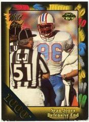 Sean Jones [1000 Stripe] #2 Football Cards 1991 Wild Card Prices