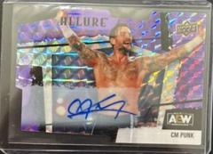 CM Punk [Autograph Purple Diamond] Wrestling Cards 2022 Upper Deck Allure AEW Prices