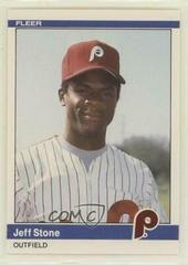 Jeff Stone #U-111 Baseball Cards 1984 Fleer Update Prices