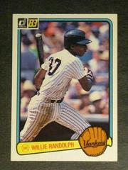 Willie Randolph #283 Baseball Cards 1983 Donruss Prices