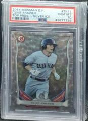 Clint Frazier [Silver Ice] #TP-11 Baseball Cards 2014 Bowman Draft Picks Top Prospects Prices