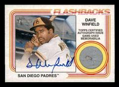 Dave Winfield Baseball Cards 2023 Topps Heritage Flashback Autograph Relics Prices