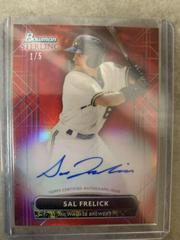 Sal Frelick [Red] #PA-SF Baseball Cards 2022 Bowman Sterling Prospect Autographs Prices