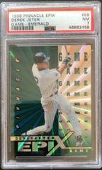 Derek Jeter [Game Emerald] #E8 Baseball Cards 1998 Pinnacle Epix Prices