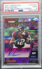 Nico Collins [Purple] #TOC-NCO Football Cards 2021 Panini Chronicles Turn of the Century Autographs Prices