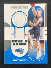 Franz Wagner #RS-FW Basketball Cards 2021 Panini Hoops Rise N Shine Memorabilia Prices