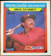 Mike Schmidt #25 Baseball Cards 1988 Kmart Prices