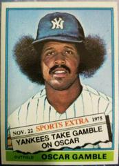 Oscar Gamble #74T Baseball Cards 1976 Topps Traded Prices