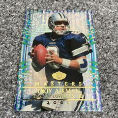 Troy Aikman [HoloGold] #45 Football Cards 2000 Collector's Edge Masters Prices