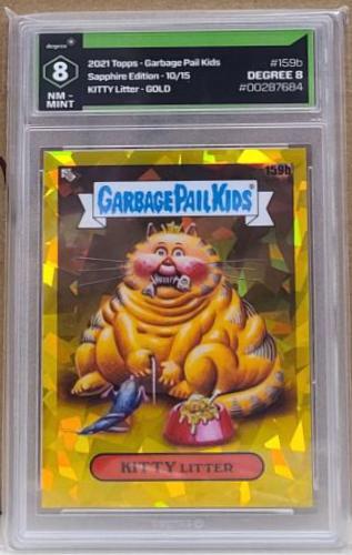 KITTY LITTER [Gold] #159b Garbage Pail Kids 2021 Sapphire