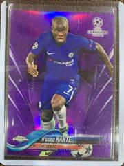 N'Golo Kante [Purple Refractor] Soccer Cards 2017 Topps Chrome UEFA Champions League Prices