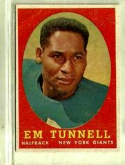 Emlen Tunnell Football Cards 1958 Topps Prices