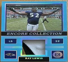 Ray Lewis [Sapphire] #EC-1 Football Cards 2022 Panini Encased Encore Collection Prices