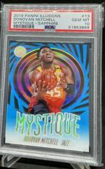 Donovan Mitchell [Sapphire] Basketball Cards 2019 Panini Illusions Mystique Prices