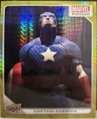 Captain America [Yellow Spotlight] Marvel 2023 Upper Deck Platinum Prices