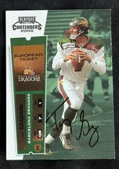 Tony Graziani [Championship Ticket Autograph] #160 Football Cards 2000 Playoff Contenders Prices