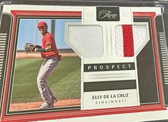 Elly De La Cruz #PDJ-EC Baseball Cards 2022 Panini Three and Two Prospect Dual Jerseys Prices
