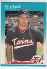 Gary Gaetti #540 Baseball Cards 1987 Fleer Prices