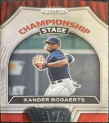 Xander Bogaerts Baseball Cards 2022 Panini Prizm Championship Stage Prices