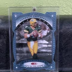 Brett Favre [Cut to the Chase] Football Cards 1997 Panini Donruss Preferred Prices