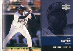 Tony Gwynn #AUX-9 Baseball Cards 1999 Upper Deck Power Auxiliary Power Prices