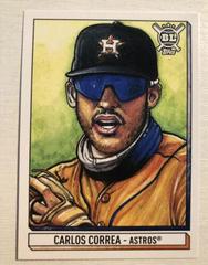 Carlos Correa Baseball Cards 2021 Topps Big League Art of the Game Prices