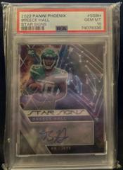 Breece Hall #SS-BH Football Cards 2022 Panini Phoenix Star Signs Prices