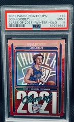 Josh Giddey [Winter Holo] Basketball Cards 2021 Panini Hoops Class Of Prices