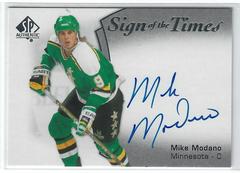 Mike Modano #SOTT-MM Hockey Cards 2021 SP Authentic Sign of the Times Autographs Prices