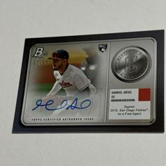 Gabriel Arias [Autograph] #MM-14 Baseball Cards 2022 Bowman Platinum Minted in Merit Prices