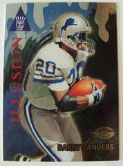Barry Sanders [ILLUSION] #13 Football Cards 1996 Topps Gilt Edge Prices