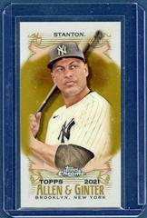 Giancarlo Stanton [Mini Gold Refractor] #107 Baseball Cards 2021 Topps Allen & Ginter Chrome Prices